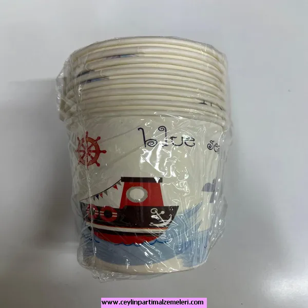 Deniz Temalı Karton Bardak